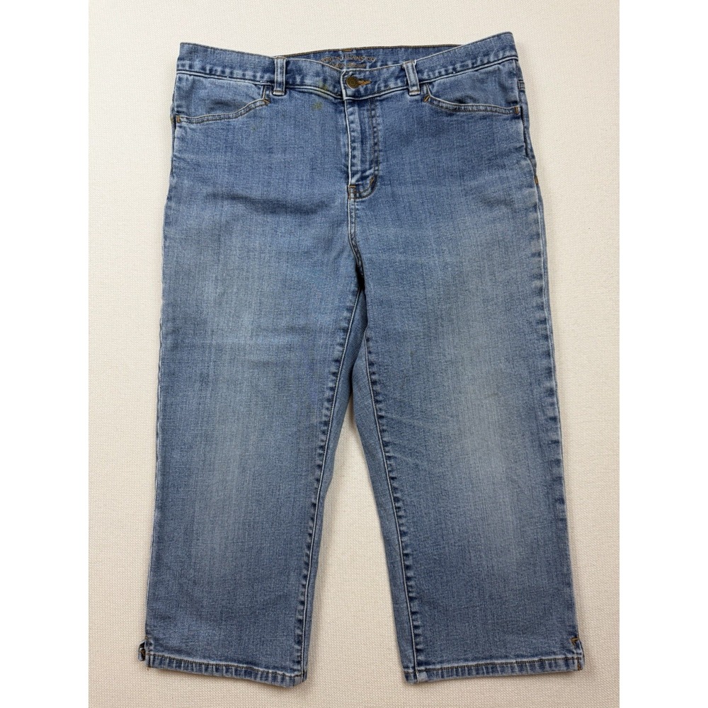 Lauren Jeans Co Ralph Lauren Women's Midcalf Jeans 12 Preppy Coastal Cropped‎
